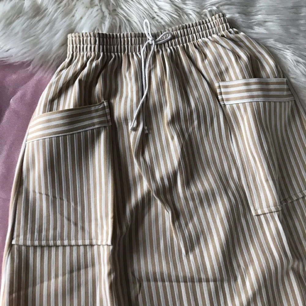 Unique Retro striped skirt 